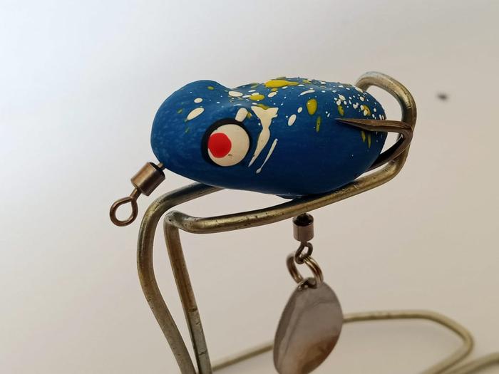 Gambar umpan tiruan untuk mancing ikan gabus paling killer ukuran 3 cm soft frog mini Termeg Lure - Biru dari Termeg Lure undefined Tokopedia