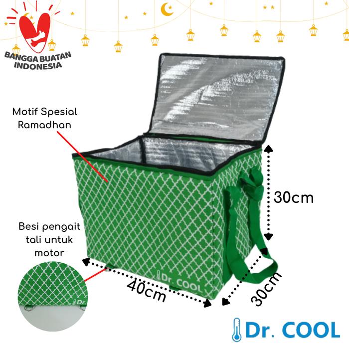 Gambar Tas Travel Bag Aluminium DrCool 40x30x30cm Event Special - Hijau dari Dr. Cool undefined Tokopedia