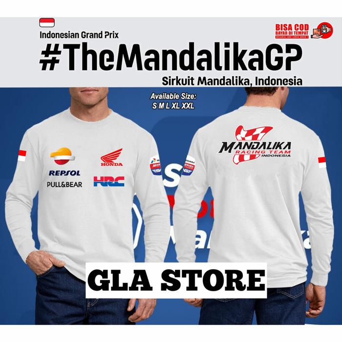 Gambar kaos circuit mandalika lombok motogp/kaos honda repsol - Putih, XL dari G.L.A CLOTHING undefined Tokopedia