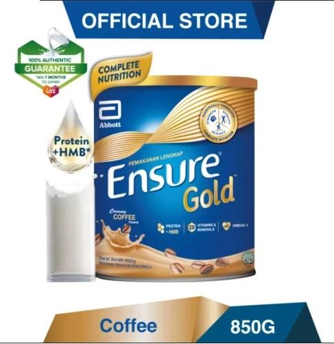 Gambar Malaysia 850gr Susu Abbott Ensure Gold Vanila Wheat Coffee Almond - CoffeeKopi dari devanalie undefined Tokopedia