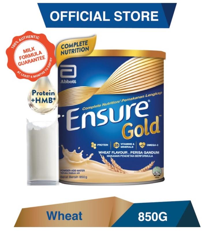 Gambar Malaysia 850gr Susu Abbott Ensure Gold Vanila Wheat Coffee Almond - GandumWheat dari devanalie undefined Tokopedia