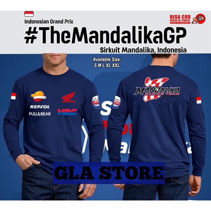 Gambar kaos circuit mandalika lombok motogp/kaos honda repsol - navy, XXL dari G.L.A CLOTHING undefined Tokopedia