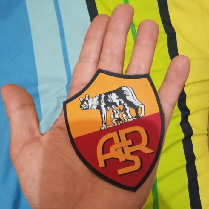 Gambar patch, woven logo asr as roma retro grade ori dari Syabil merchandise undefined Tokopedia