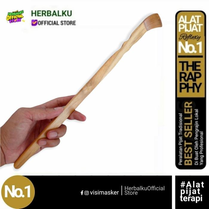 Gambar Perlengkapan Pijat Kayu / Alat Pijat Terapi Refleksi Kesehatan Nomor 1 - Garuk Kayu dari Herbalku Official Store undefined Tokopedia