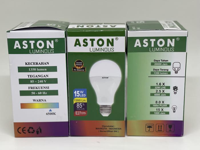Gambar Bohlam LED ASTON/bohlam led terang/lampu led bulb/bohlam bulb/grosir - 15watt dari Dexicon Elektrik Online undefined Tokopedia