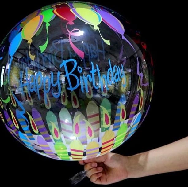 Gambar balon pvc 20inch transparan / balon pvc bening motif - zs#c dari Istanaparty undefined Tokopedia