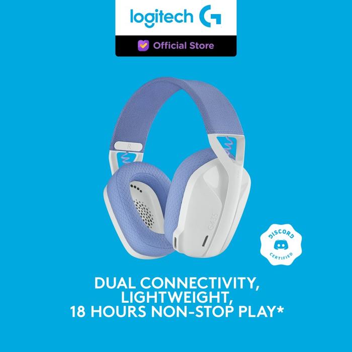 Gambar Logitech G435 Headset Gaming Bluetooth Wireless - Putih dari Ans Computer undefined Tokopedia