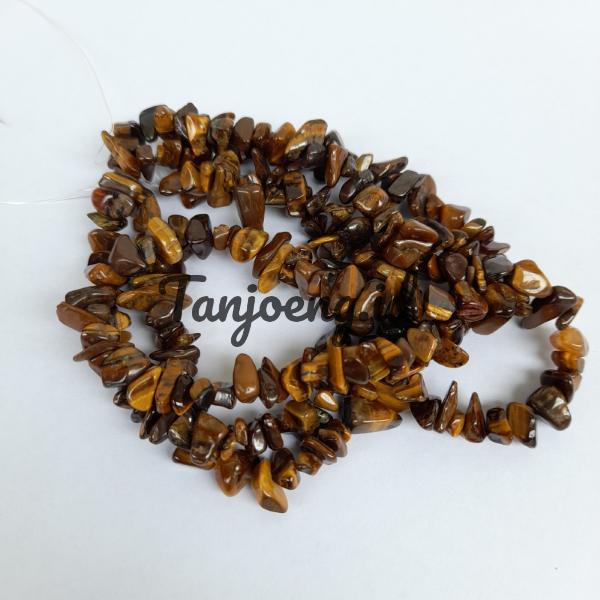 Gambar Manik Batu Kerikil Batu Alam Kerikil Pecah Bahan Membuat Aksesoris DIY - Tiger Eye dari Tanjoeng id undefined Tokopedia