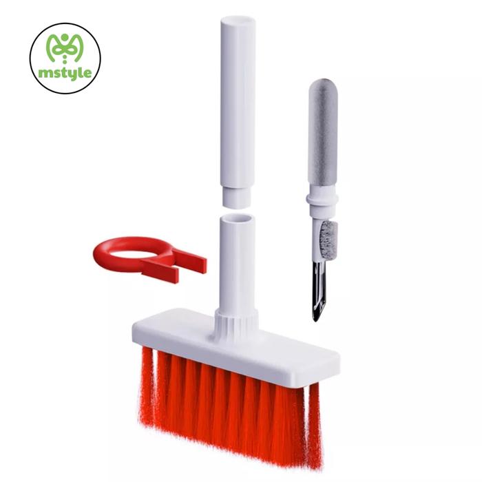 Gambar KEYBOARD CLEANING BRUSH 5 IN 1 SIKAT PEMBERSIH KEYBOARD EARPHONE - WHITE RED BRUSH dari SmartStyle.id undefined Tokopedia