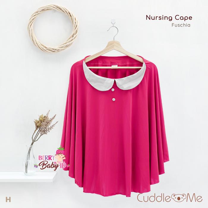 Gambar Cuddle Me Baju Apron Menyusui Nursing Cape - Fuschia dari Berry Baby undefined Tokopedia