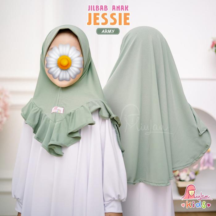 Gambar Jilbab Anak JESSIE 3-4th MiuLan Kids | Hijab Instan Kerudung Anak Fash - army dari Ayasofya Hijab undefined Tokopedia