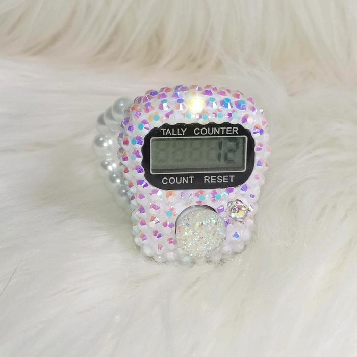 Gambar Tasbih digital blink blink swarovski - Putih, Tali Mutiara dari Tasbehdigital undefined Tokopedia