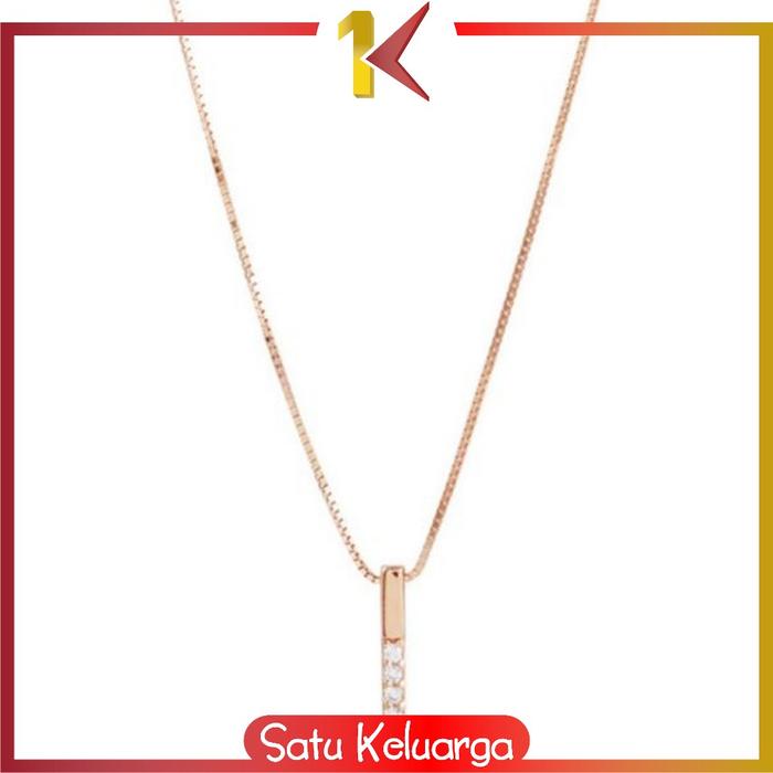 Gambar SK-K60 Kalung Bandul Mutiara Korea Style Perhiasan Kalung Titanium - K60 GOLD dari Satukeluarga undefined Tokopedia