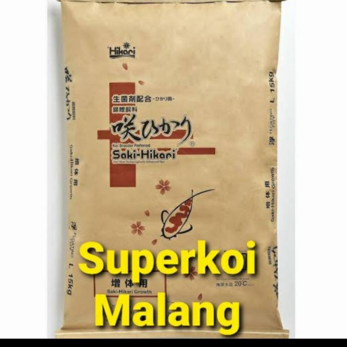 Gambar Saki Hikari Growth 15 kg 15kg Grow Bulky Pakan Koi Import Show Quality - M dari Supergame Malang undefined Tokopedia