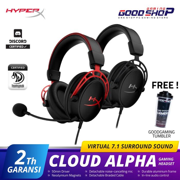 Promo HyperX Cloud Alpha Gaming Headset - Jakarta Pusat - GOODGAMINGM2M |  Tokopedia