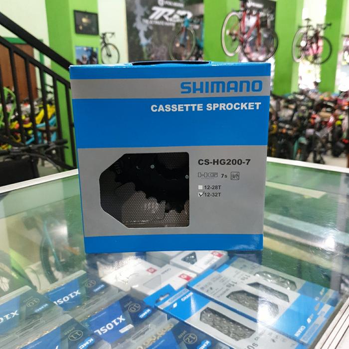 Gambar Cassette Sprocket Shimano 7 Speed Slup Slop dari Vita Bike undefined Tokopedia