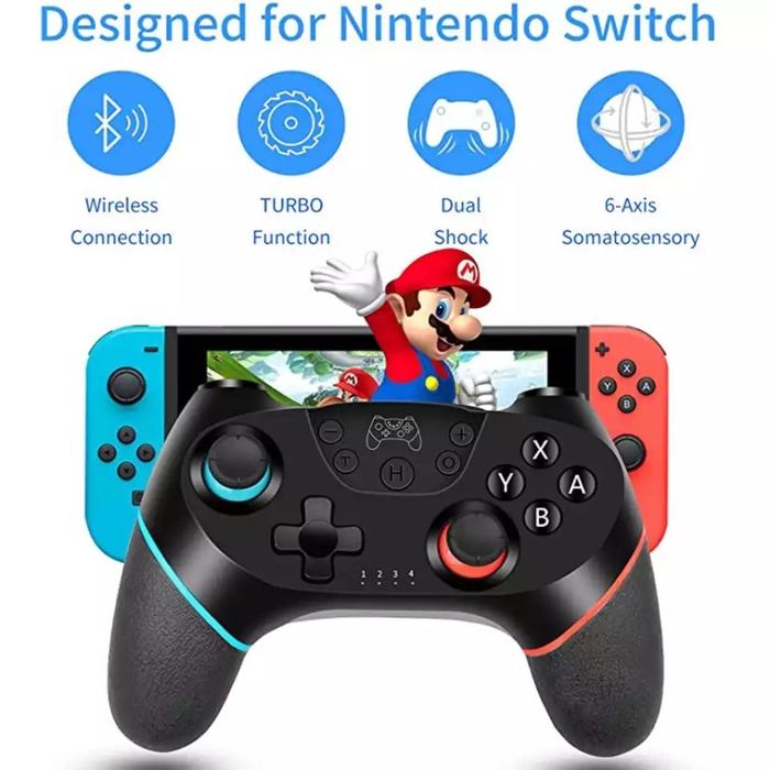 Gambar Nintendo Switch Wireless Controller Stick Stik Sw01 OLED V2 Lite Macro - Hitam dari waroengame M2SQ undefined Tokopedia