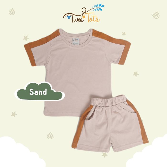 Gambar Tweetots Linni Set Playset Setelan Anak 0-8 tahun | Baju Harian Unisex - LINNI SAND, 2T dari Tweetots undefined Tokopedia