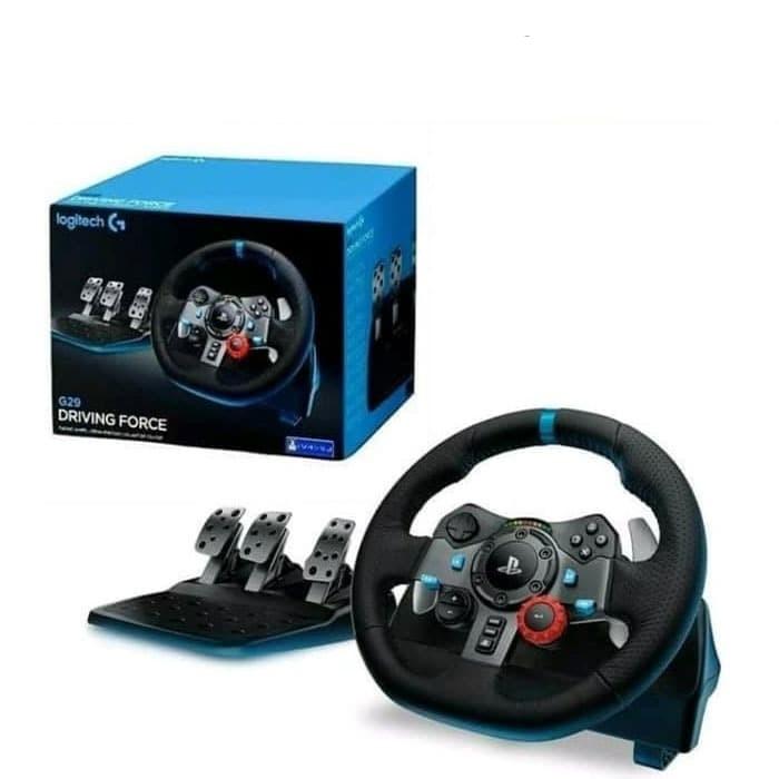 Gambar Logitech G29 + Shifter Logitech Driving Force Stir PS4 PS3 PC - Logitec G29 dari HokkiGames undefined Tokopedia