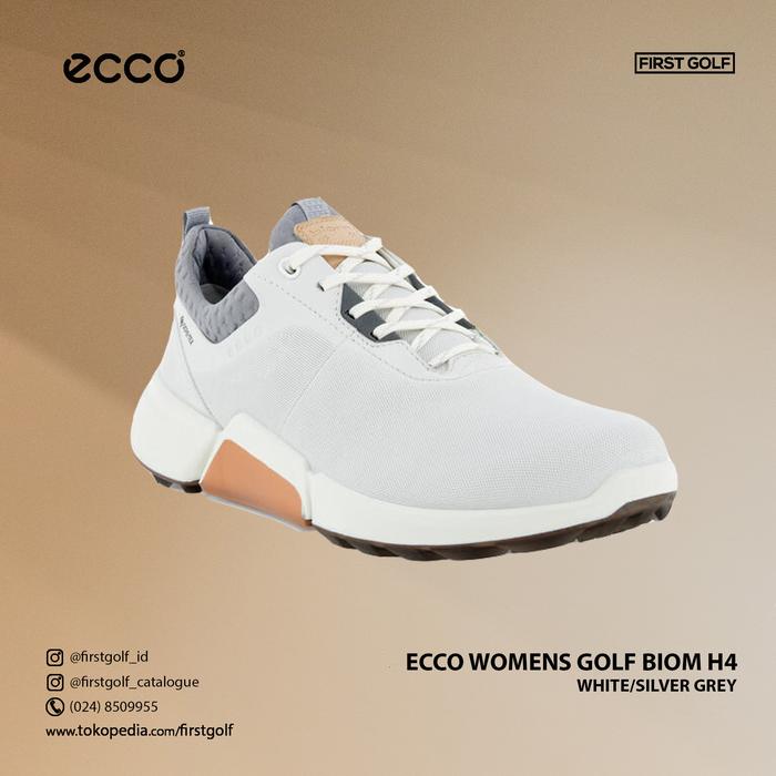 Ecco women golf biom H4 white/silver grey 36 di First Golf Id Tokopedia