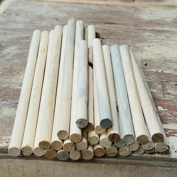 Gambar kayu dowel, dowel macrame dari dekordecore undefined Tokopedia