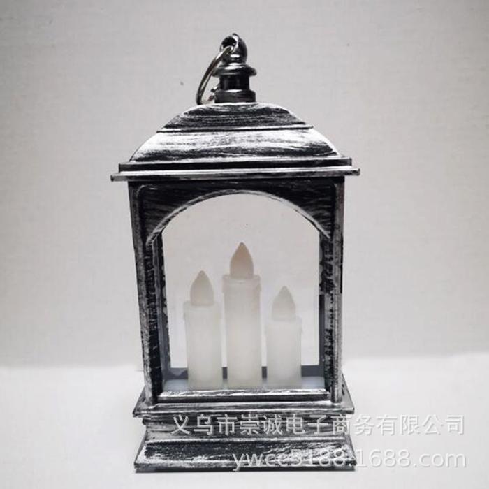 Gambar Lampu Lentera 3 Lilin LED Candle Lantern Lampu LED Lilin Doa - SILVER dari MadisonShop undefined Tokopedia