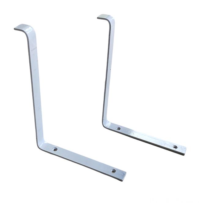 Gambar Bracket besi siku penyangga ambalan pangkon rak dinding - Putih, 15cm x 15cm dari Tukoni smrg undefined Tokopedia