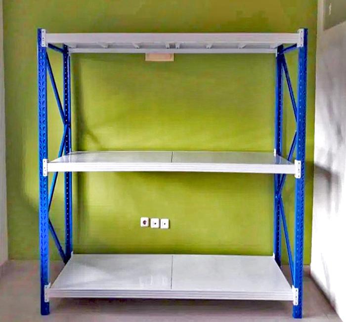 Gambar RAK BESI GUDANG PABRIK INDUSTRI - WAREHOUSE RACK KAPASITAS 250KG - 3 Tingkat dari Juragan Rak Indonesia undefined Tokopedia