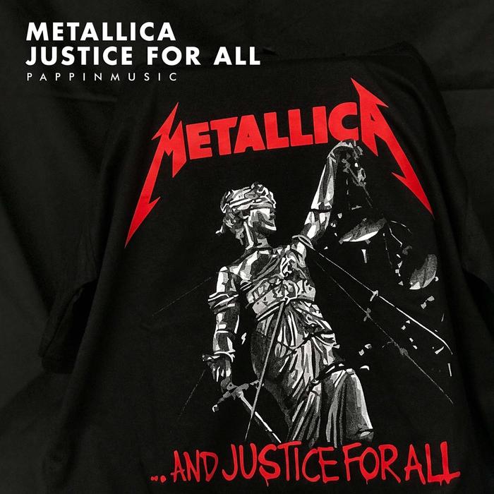 Gambar KAOS BAND KAOS MUSIK METALICA / KAOS METALICA JUSTICE /KAOS MUSIC ROCK - S dari Pappin music store undefined Tokopedia