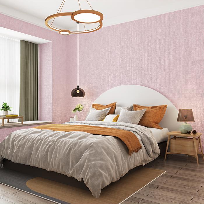 Gambar Wallpaper Roll Linen / Wallpaper dinding / Dekorasi ruangan Modern - PINK dari Hallogan indonesia undefined Tokopedia
