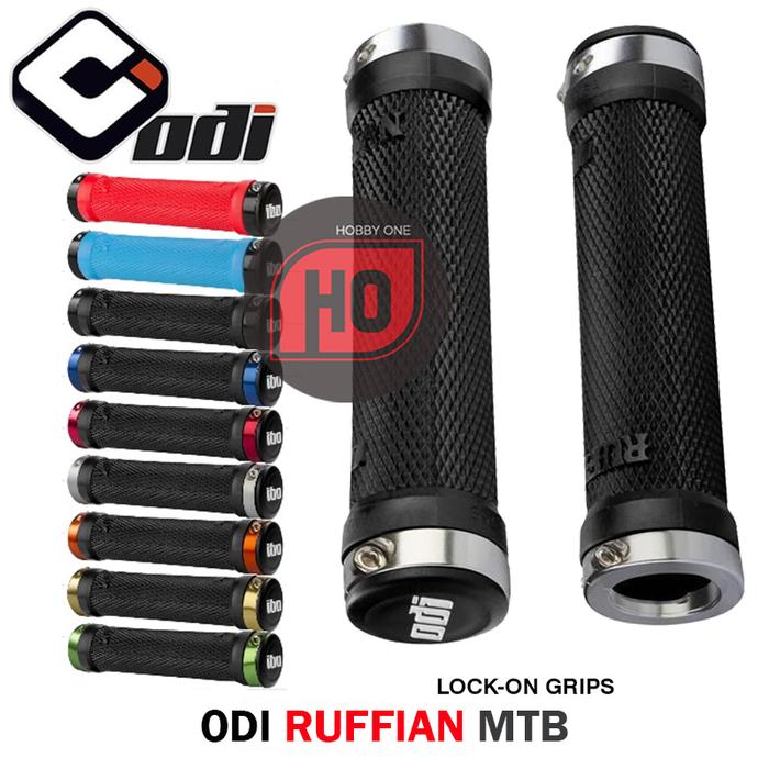 Jual ODI RUFFIAN MTB Lock On Grip Made In USA Hand Grip Black