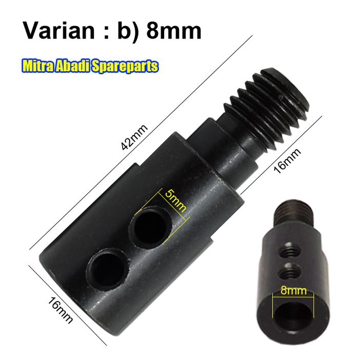 Gambar M10 Cutting Saw GERINDA Connecting Shaft Rod KUNCI HEX + Baut L Tanam - 14MM dari Mitra Abadi Spareparts undefined 5 Tokopedia