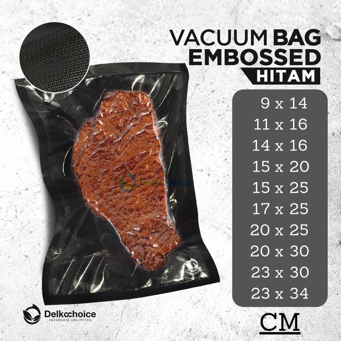 Gambar Plastik Vacuum Vacum Vakum Embos Embossed Delko Varian Hitam Kombinasi - 11x16 dari Aneka Bungkus undefined Tokopedia