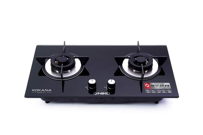 Gambar Kompor Gas Kaca - NIKO KOKANA - 2 tungku dari Niko Indonesia undefined Tokopedia