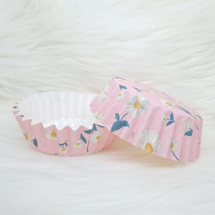 Gambar 100pcs Paper cup bulat/Round cup cake case laminasi sun flower,dia 8cm dari Gudangnya Baking Tools undefined Tokopedia