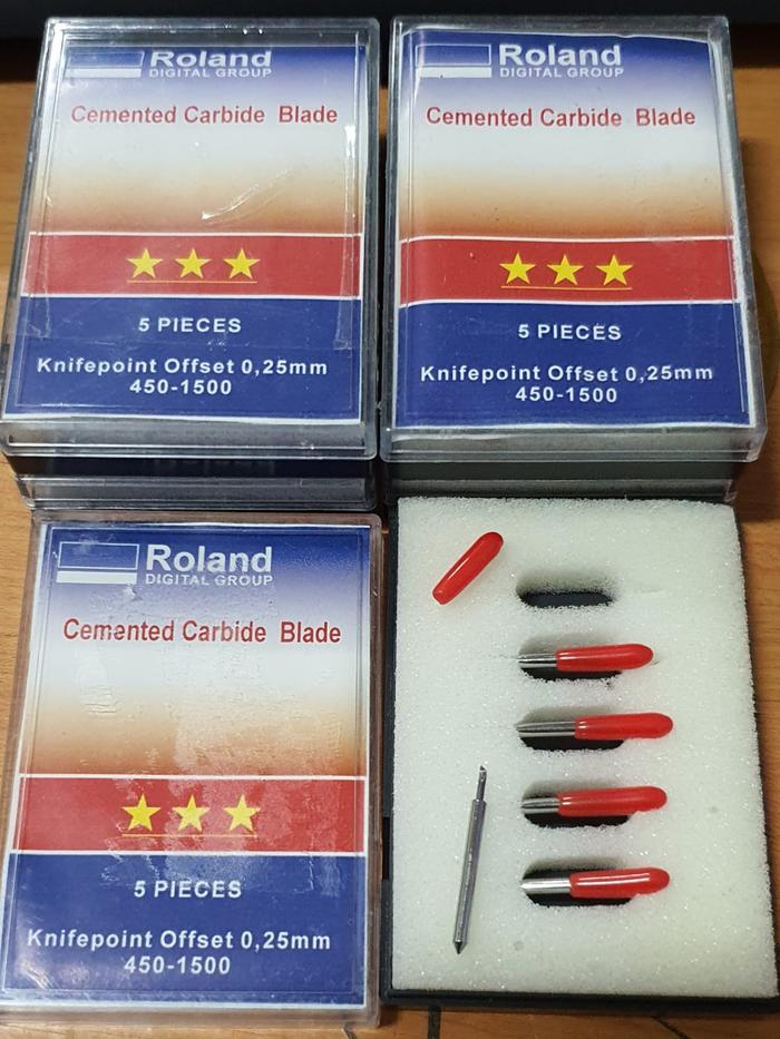 Gambar Mata Pisau Cutting Sticker Roland Blade Jinka Redsail Teneth Rhinotec - isi 5 dari Venusia_NEW undefined Tokopedia
