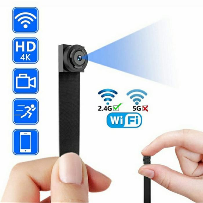 Gambar Kamera Tersembunyi Mini Wifi / IP Cam Pengintai 8MP dari Turbo Teknologi undefined Tokopedia