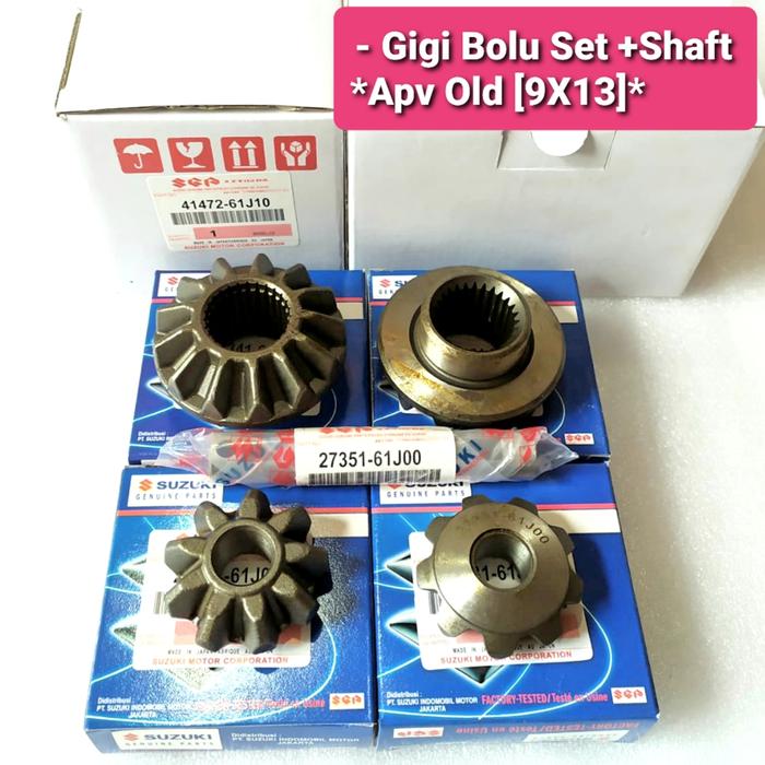 Gambar Gigi Bolu Set Gigi Satelit Gardan Shaft Side Pinion Suzuki APV 9X13 dari Multi Garage Motor undefined Tokopedia