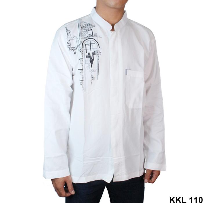 Gambar Baju Koko Bordir Lengan Panjang Pria Terbaru - KKL 110, M dari Gudang Fashion Id undefined Tokopedia