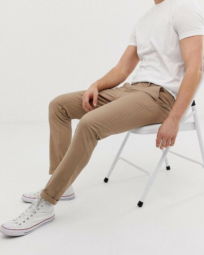 Gambar Celana Chino Panjang Pria Slim fit Jumbo Murah Original Big Size 27-44 - Mocca, 30 dari Calcasio undefined Tokopedia