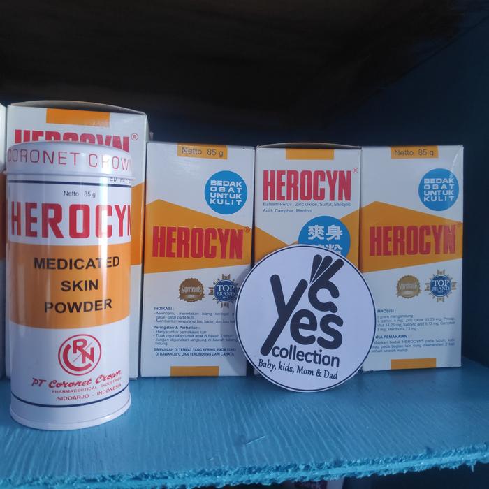 Gambar Bedak obat kulit Herocyn dewasa anak 150 gr gatal herosin skin powder - 85g Anak&Dewasa dari YC Cibitung undefined Tokopedia