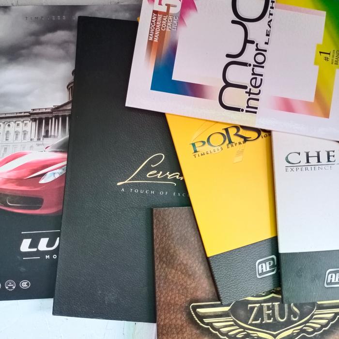 Jual Katalog / Sample Produk Oscar Kain Kulit Sintetis Jakarta Barat