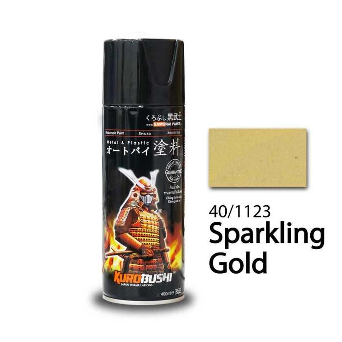 Gambar Pilox Samurai Paint Kurobushi 400ml Warna Glossy, Metallic, Doff. dll - Sparkling Gold dari Baru Indah undefined Tokopedia