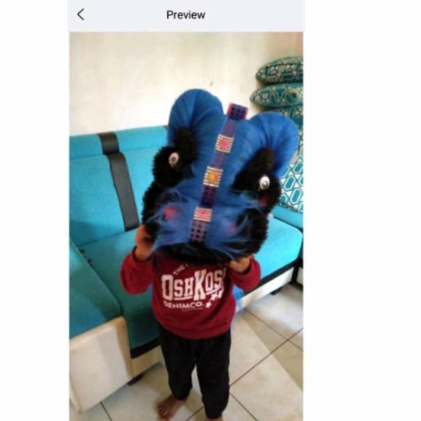 Gambar Barongsai anak anak mainan Barongsai - Hitam, All Size dari Mainan Putra undefined Tokopedia