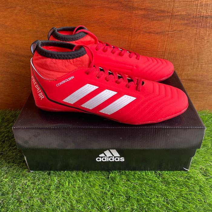 Gambar Sepatu Futsal Adidas Boots Predator Sport Merah Premium Grade ORI - Merah, 39 dari LexStore OFFICIAL undefined Tokopedia