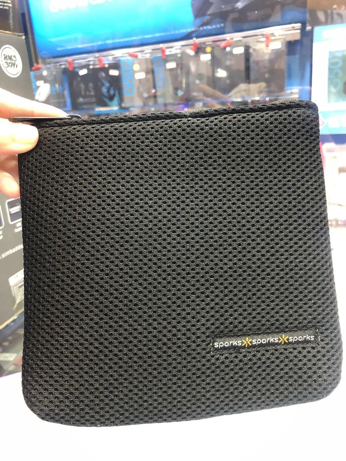 Gambar Pouch Dompet Case untuk Power Bank / Charger / Kosmetik / Earphone - Hitam dari Click & Go Tokopedia undefined Tokopedia