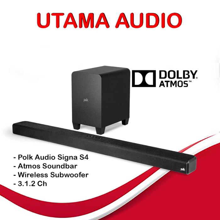 Gambar Polk Audio Signa S4 Dolby Atmos Soundbar Wireless Bluetooth Garansi dari utama audio undefined Tokopedia