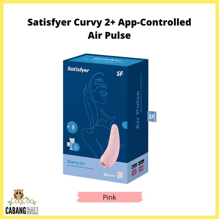 Gambar Satisfyer Curvy 2+ App-Controlled Air Pulse - Pink dari Coocoo Online Store 2 undefined 3 Tokopedia