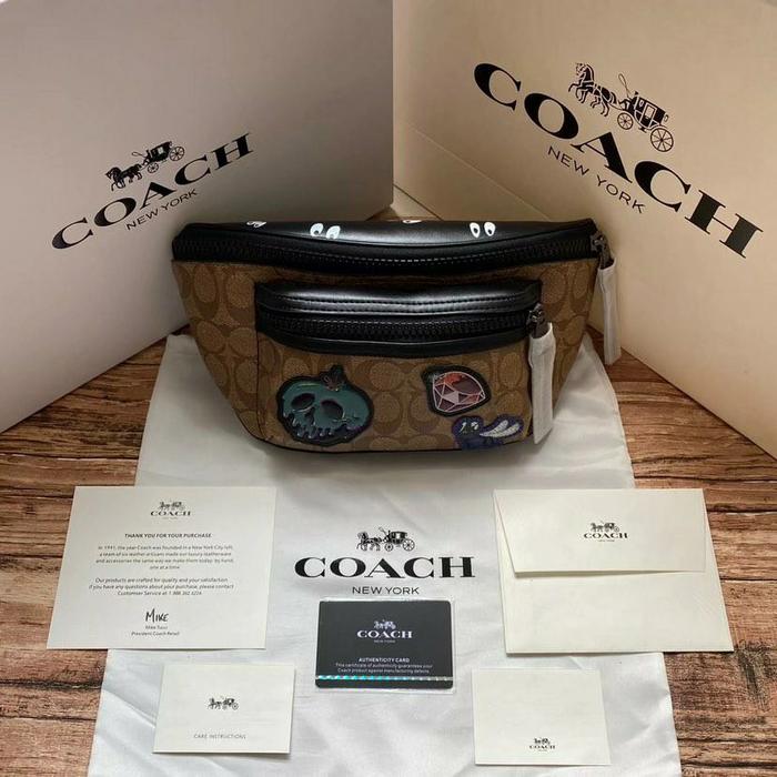 CoachxDisney白雪姫コラボベルトバッグウェストポーチ Coach