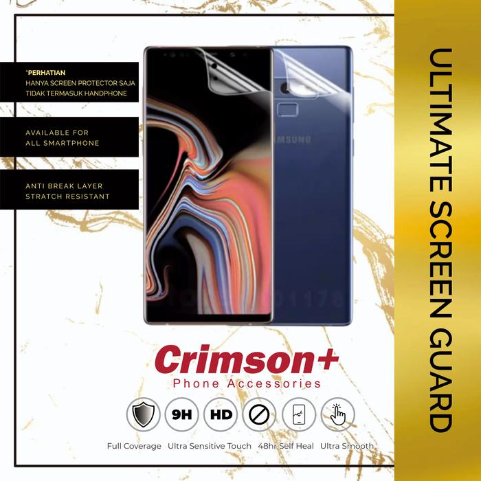 Jual Samsung Note Anti Gores Screen Protector Depan Belakang